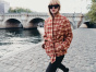 Zara Куртка с ремешком и шерстяным воротником ZW Collection красного / белого цвета?
