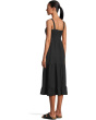 Taj Hemp Tiered Midi Sleeveless Dress