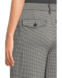 Wide Leg Mid-Rise Trouser w/ Flap Pockets