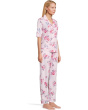 Elbow Sleeve Notch Collar Girlfriend PJ Set
