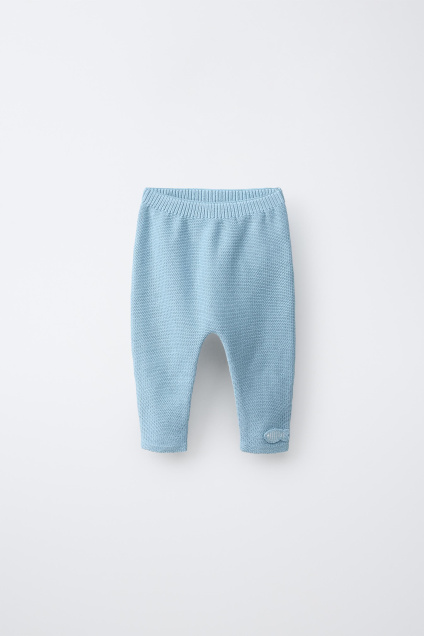 Zara ТРИКОТАЖНЫЕ БРЮКИ С АППЛИКАЦИЕЙ В ВИДЕ РЫБЫ 505333871-425-1