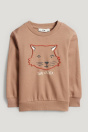 C&A Тигровая толстовка 2245585 светло-коричневого цвета