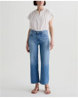 Saige Mid-Rise Wide Leg in Oceanic