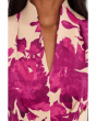 Sleeveless Floral Scuba Aline
