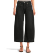 Arellia Ankle Petite With Undone Finished Hem In Black Void