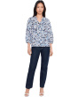 Raglan Peasant Split Neck Blouse