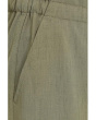 Mid-Rise Pull-On Tie Waist Wide Leg Ankle Pant 26"