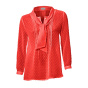Designer-Schluppenbluse, koralle
