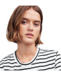 Cotton Perfect Crewneck Tee Stripe