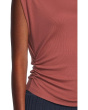 Amara Mock Neck Power Shoulder Top