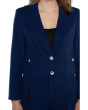 Cropped Blazer Luxe Stretch Suiting
