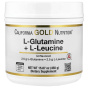 California Gold Nutrition, L-глютамин и L-лейцин, без вкусовых добавок, 450 г (15,87 унции)