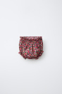 Zara Розовые ТРУСИКИ С ЦВЕТОЧНЫМ УЗОРОМ ИЗ ТКАНИ LIBERTY