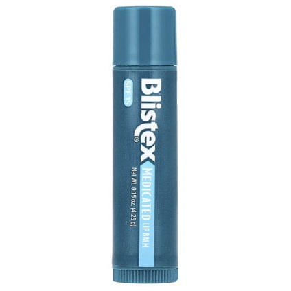 Blistex, Лечебный бальзам для губ, защитное средство для губ и солнцезащитное средство, SPF 15, 4.25 г (0,15 унции)