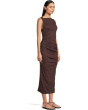 Reign Knife Neck Midi Pleated Dress