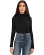 Coverstitch Turtleneck Drapey Rayon Rib