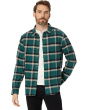 Heathered Easy Long-Sleeve Shirt in Plaid