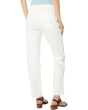 The '90s Straight Crop Jean in Tile White: Raw-Hem Edition