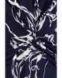Floral Twist-Front Jersey Dress