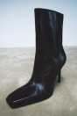Zara КОЖАНЫЕ БОТИЛЬОНЫ С КВАДРАТНЫМ НОСКОМ - ОГРАНИЧЕННАЯ СЕРИЯ 495693775-700-36