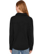 Long Sleeves Mix Media Oversized Shacket