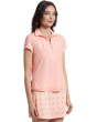 Solid Sunsense Polo with Mesh Overlay
