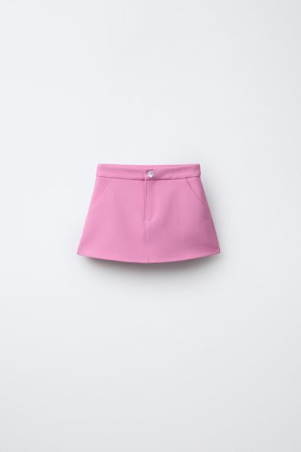Zara Юбка С ЮВЕЛИРНОЙ ПУГОВИЦЕЙ 498624800-902-7