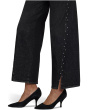 Teresa Wide Leg Rhinestone Jean in French Nightfall