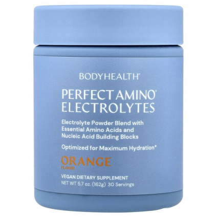 BodyHealth, Perfect Amino®, электролиты, апельсин, 162 г (5,7 унции)