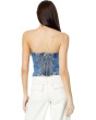 Own It Denim Bustier in Blue