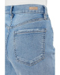 Liv High-Rise Relaxed Crop Skinny Jeans with Wide Hem 27in Inseam