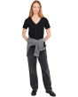 Short Sleeve V-Neck Boxy Tee