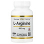 California Gold Nutrition, L-аргинин, 500 мг, 60 растительных капсул