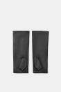 Zara С длинной 100% кожей черного цвета