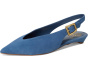 Valther Kitten Heel Slingback Flat Mule