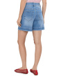 Berkyn Relaxed Denim Fray Hem Shorts