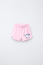 Zara Розовые ШОРТЫ-БЕРМУДЫ С ПРИНТОМ CINNAMOROLL SANRIO