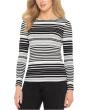 Long Sleeve Boat Neck Knit Top
