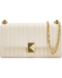 Deco Quilted Leather Mini Flap Chain Crossbody