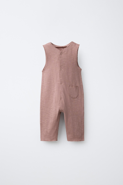 Zara ДЛИННЫЕ ОДНОТОННЫЕ КОМБИНЕЗОНЫ 495716437-626-1