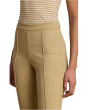 Petite Twill Flare Ankle Pants