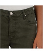 Meg High-rise Fab Ab Wide Leg Raw Hem In Sherwood Forest
