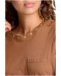 Primo Short Sleeve Crew Embroidered