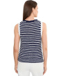 Harbor Pebble Cotton Stripe Tank