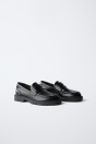Zara ШКОЛЬНЫЕ МОКАСИНЫ черного цвета