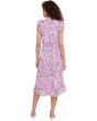 Flutter Sleeve Smocked Waist Midi Dress