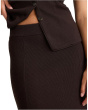 Lorimer Solid Merino Pull On Slip Skirt