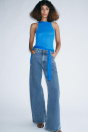 Zara ДЖИНСЫ ZW COLLECTION WIDE LE С ЗАВЫШЕННОЙ ТАЛИЕЙ 524387112-400-32