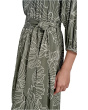 Matte Jersey Puff Sleeve Self Tie Aline
