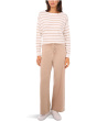 Stripe Long Sleeve with Rolled Edge
